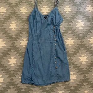 Chambray Mini Dress